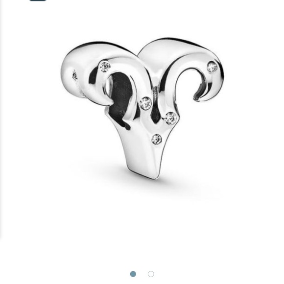 Pandora Sparkling Aries Zodiac Charm - Picture 1 of 2